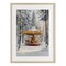 Stupell Industries Winter Wonderland Carousel Framed Print Under Glass, design by Petal Prints Design